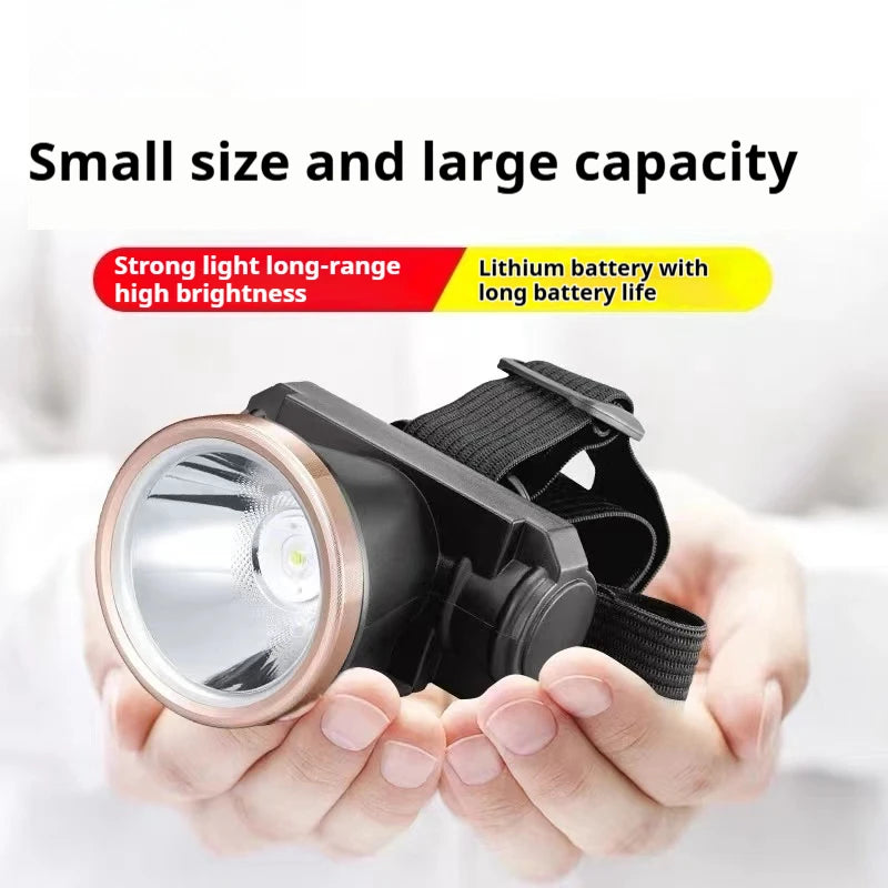 USB Rechargeable Headlamp LED Headlight 18650 Head Flashlight High Power Mini Head Lamp Light For Working and Fishing